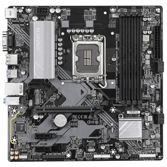 Gigabyte B760M-D3HP-WIFI6 Intel LGA1700 DDR5 Micro ATX Anakart - 5600MHz, 4xRAM Slot, M.2, HDMI, DP, VGA, 2023