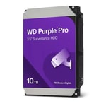 WD Purple Pro 10TB Güvenlik Diski (WD102PURP) - 7200RPM, 512MB Cache, SATA3 6GB/s, 3.5" HDD, 7/24 Kayıt, 3 Yıl Garantili