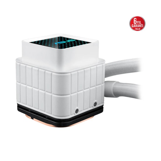 ASUS Prime LC 360 ARGB 360mm Beyaz İşlemci Sıvı Soğutucu - 2200RPM, 3 PWM Fanlı, Sessiz Soğutma, Intel AMD Uyumlu