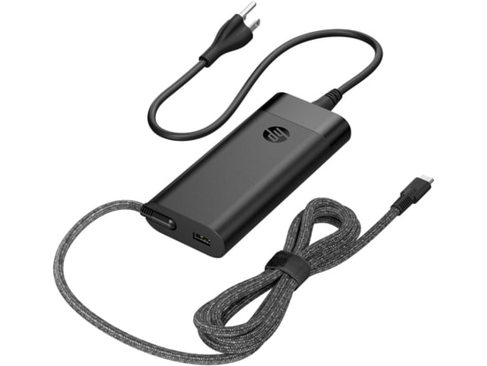 HP 110W USB-C Laptop Şarj Aleti (8B3Y2UT) - 100W Hızlı Şarj, Dahili 10W USB-A Portu, Dinamik Şarj, Geniş Uyumluluk