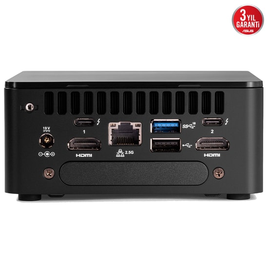Asus NUC12WSHI7 NUC12 Pro Kit Intel I7-1260P Barebone (Ram ve Disc Yok) FreeDos Masaüstü RNUC12WSHI700002I Mini Pc