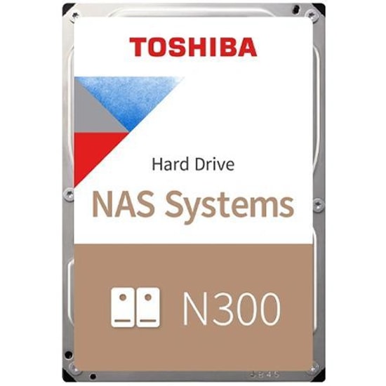 Toshiba N300 8TB NAS Hard Disk (MN10ADA800S) - 3.5" SATA3, 7200RPM, 512MB Önbellek, 7/24 Çalışma, Yüksek Performans