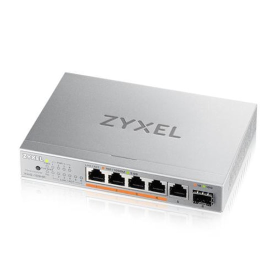 Zyxel XMG-105HP 5 Port 2.5G 1G SFP+ 70W Poe++ MultiGigabit Yönetilemez Desktop Switch