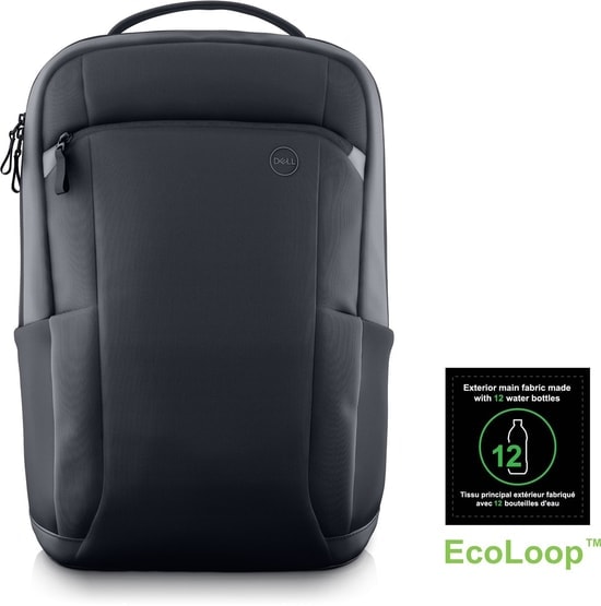 Dell EcoLoop Pro Slim 15 460-BDQP 15.6" Laptop Sırt Çantası - Geri Dönüştürülmüş, Su Geçirmez, Hafif Tasarım