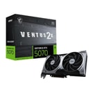 MSI GeForce RTX 5070 Ventus 2X OC 12GB GDDR7 Ekran Kartı - 192Bit, 2557MHz, DX12, Ray Tracing, 3xDP 2.1b, HDMI, DLSS 4