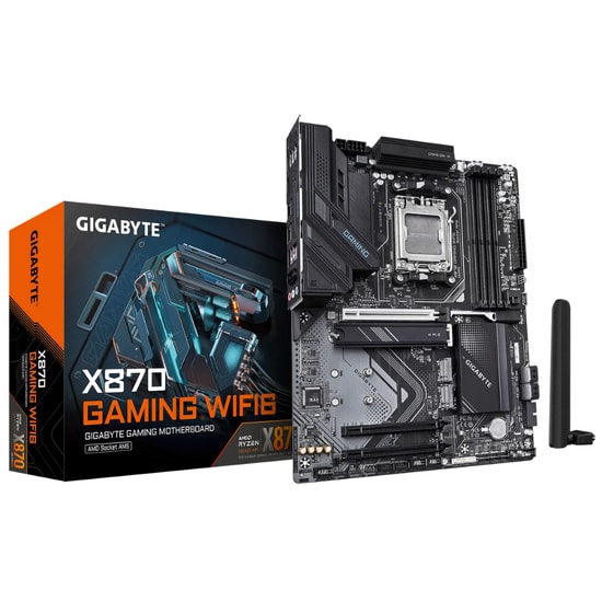 Gigabyte X870 GAMING WIFI6 AMD AM5 Anakart - DDR5 8200MHz (OC), 3xM.2, WiFi 6, USB4 40 Gbps, 2.5Gbit LAN, HDMI, ATX