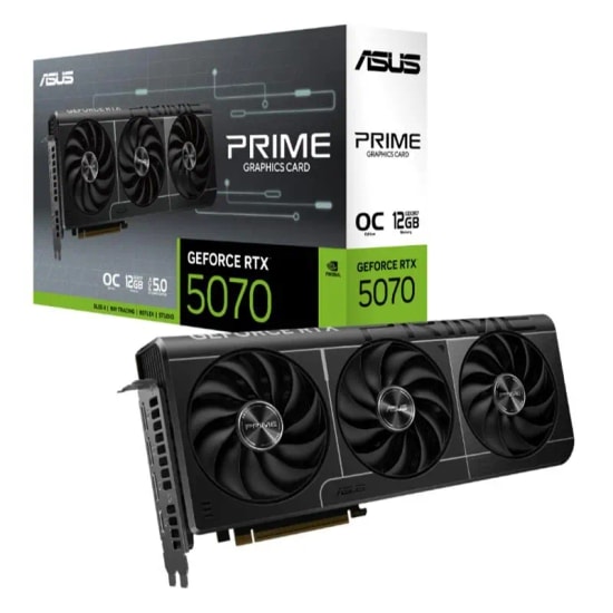 Asus Prime GeForce RTX 5070 OC 12GB GDDR7 Ekran Kartı (PRIME-RTX5070-O12G) - 192 Bit, 3xDisplayPort 2.1, HDMI 2.1, DX12