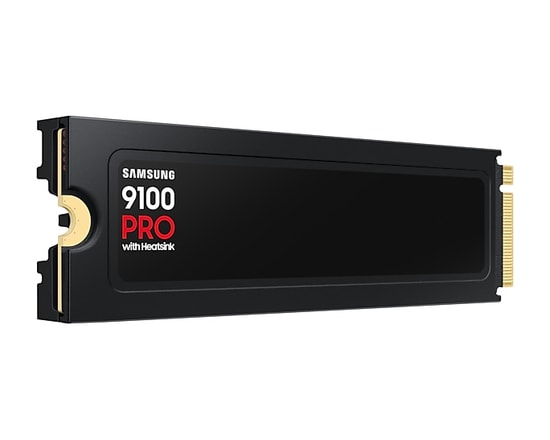 Samsung 9100 Pro 1TB Soğutuculu NVMe M.2 SSD (MZ-VAP1T0CW) - PCIe 5.0, 14800/13400 MB/s, 1GB LPDDR4X Cache, PS5 Uyumlu