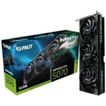 Palit GeForce RTX5070 Infinity 3 12GB GDDR7 Ekran Kartı (NE75070019K9-GB2050S) - 192Bit, DLSS 4, NVIDIA Reflex 2