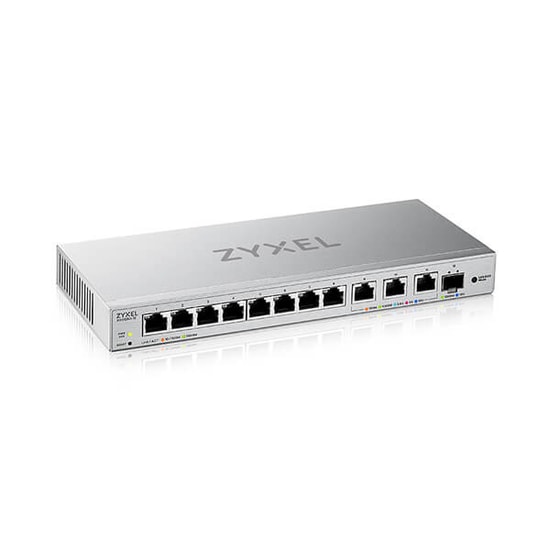 Zyxel XGS1250-12 V2 12 Port Gigabit Web Managed 8 Port 1Gbit + 3 Port MultiGig 1/2.5/5/10g + 1 Port Sfp+ ZZ0102F Switch