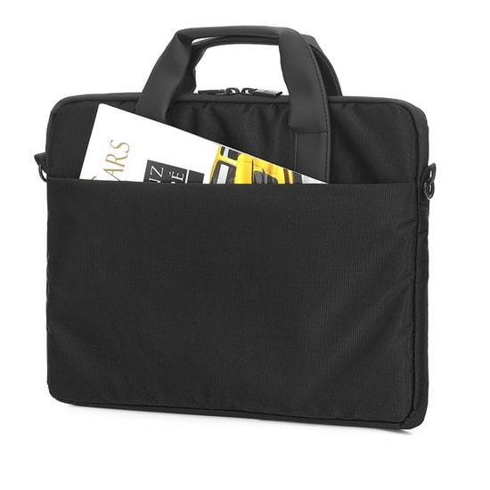 Mack MCC-901 Iksy 14.1" Siyah Notebook Çantası - Ergonomik, Suya Dayanıklı, Güçlendirilmiş Bölme, Ayarlanabilir Askı