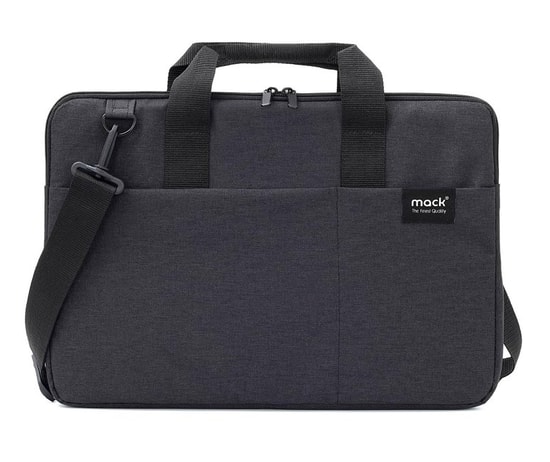 Mack MCC-703 City Fit 15.6" Siyah Eco Notebook Çantası - Su Geçirmez, Geri Dönüştürülmüş Kumaş, Ergonomik Tasarım