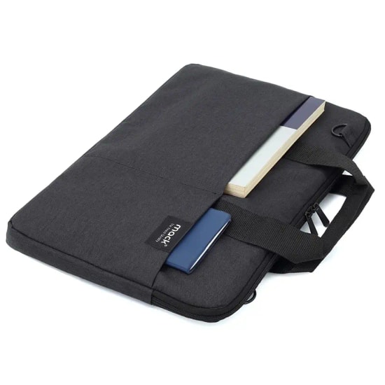 Mack MCC-703 City Fit 15.6" Siyah Eco Notebook Çantası - Su Geçirmez, Geri Dönüştürülmüş Kumaş, Ergonomik Tasarım