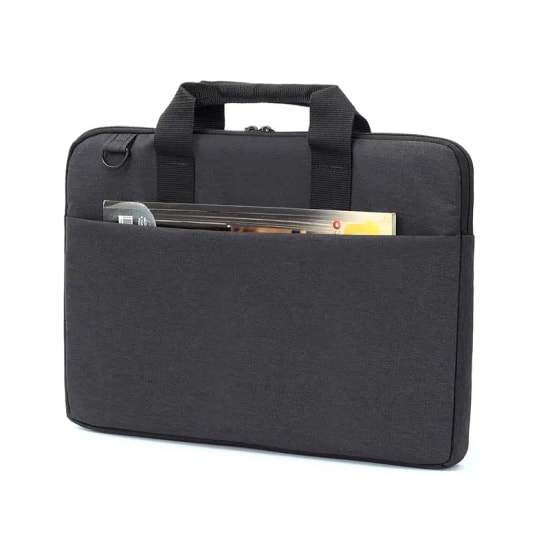 Mack MCC-703 City Fit 15.6" Siyah Eco Notebook Çantası - Su Geçirmez, Geri Dönüştürülmüş Kumaş, Ergonomik Tasarım