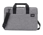 Mack City Fit Eco MCC-702 14.1" Gri Laptop Çantası - Su Geçirmez, Geri Dönüştürülmüş Kumaş, Ergonomik Tasarım