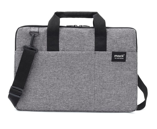 Mack City Fit Eco MCC-702 14.1" Gri Laptop Çantası - Su Geçirmez, Geri Dönüştürülmüş Kumaş, Ergonomik Tasarım