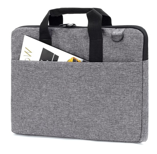 Mack City Fit Eco MCC-702 14.1" Gri Laptop Çantası - Su Geçirmez, Geri Dönüştürülmüş Kumaş, Ergonomik Tasarım