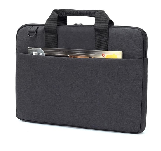 MACK MCC-701 City Fit Eco 14.1" Siyah Notebook Çantası - Su Geçirmez, Geri Dönüştürülmüş Kumaş, Ergonomik Tasarım