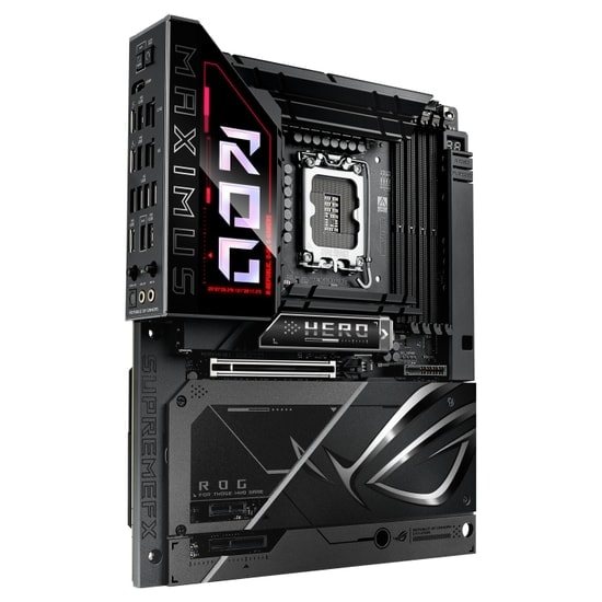 Asus Rog Maximus Z890 Hero BTF LGA1851 DDR5 9200MHz Anakart - Intel Z890, 6xM.2, WiFi 7, 5G LAN, Thunderbolt 4