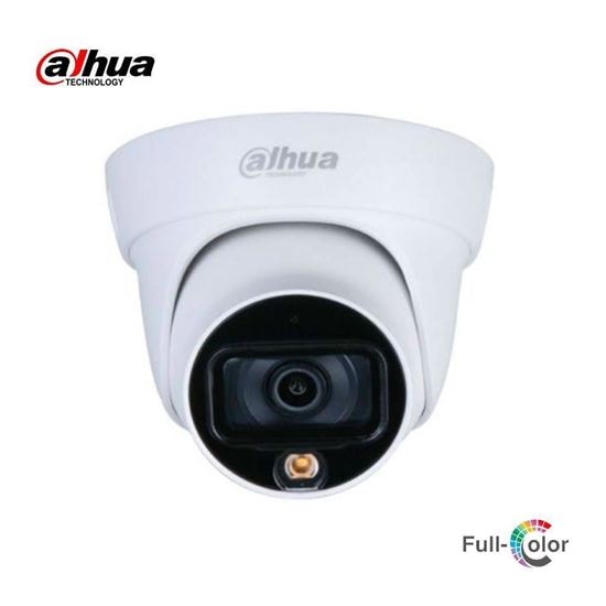 Dahua HAC-HDW1209TQ-A-LED-0280B 2MP Full Color Dome Kamera - 2.8mm Lens, 40m LED, Dahili Mikrofon, 4in1, IP67