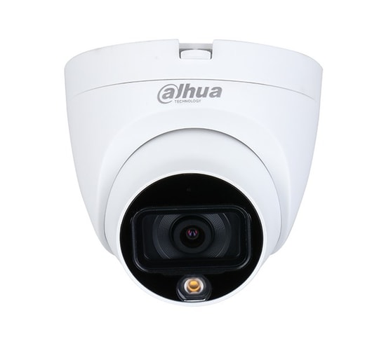 Dahua HAC-HDW1209TQ-A-LED-0280B 2MP Full Color Dome Kamera - 2.8mm Lens, 40m LED, Dahili Mikrofon, 4in1, IP67