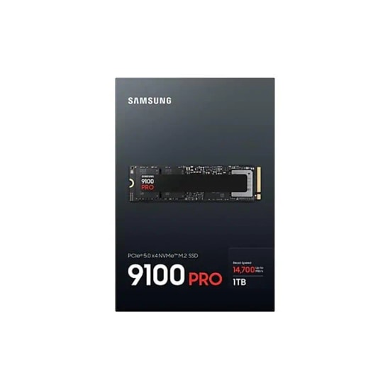 Samsung 9100 PRO 1TB M.2 NVMe PCIe 5.0 SSD (MZ-VAP1T0BW) - 14700/13300MB/s Okuma/Yazma, 1GB LPDDR4X Önbellek, PS5 Uyumlu