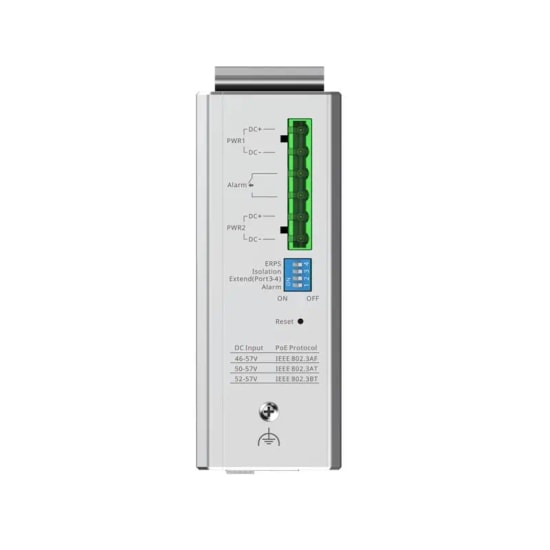 Ruijie Reyee RG-NIS2100-4GT2SFP-HP 4 Port Gigabit+ 2xGb Sfp Uplink 120W Poe Cloud Yönetilebilir Endüstriyel Switch