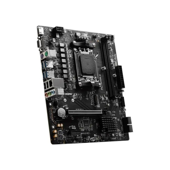 MSI PRO B650M-E AMD AM5 6800MHz (OC) DDR5 Anakart - HDMI, VGA, M.2, USB 3.2, 2.5G LAN, Micro ATX Form Faktörü
