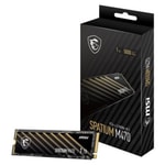 MSI Spatium M470 PRO 1TB NVMe M.2 SSD (M470-1TB-6000MB) - 6000MB/s Okuma, 4500MB/s Yazma, PCIe 4.0, 3D NAND Gen4