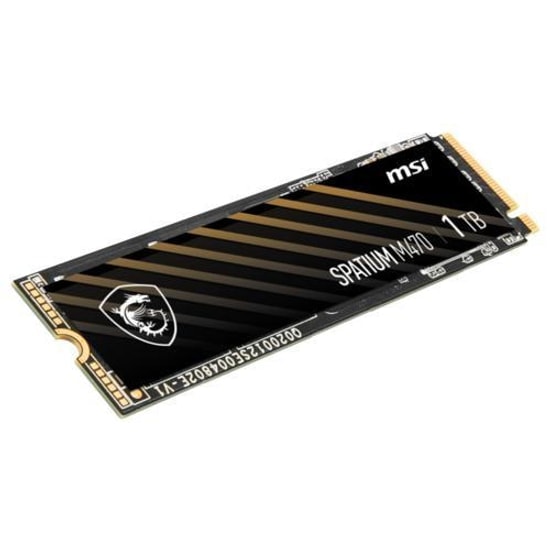 MSI Spatium M470 PRO 1TB NVMe M.2 SSD (M470-1TB-6000MB) - 6000MB/s Okuma, 4500MB/s Yazma, PCIe 4.0, 3D NAND Gen4