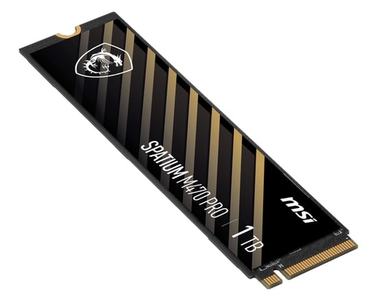 MSI Spatium M470 PRO 1TB PCIe 4.0 NVMe M.2 SSD - 6000MB/s Okuma, 4500MB/s Yazma Hızı, 3D NAND SSD