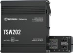 Teltonika TSW202000000 8 Port Gigabit PoE+ 2 Port SFP Yönetilebilir Endüstriyel Ethernet Switch, 30W Güç Desteği