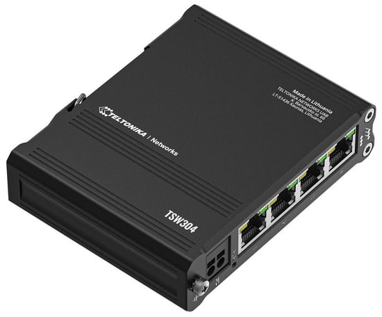Teltonika 4xGbps Port Shock-Resistant Yönetilemez TSW304000000 Switch