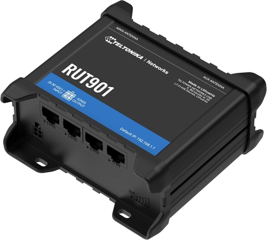 Teltonika 4x10/100Mbps Port Dual Sim 4G Cat 4 LTE RUT901000000 Modem Router