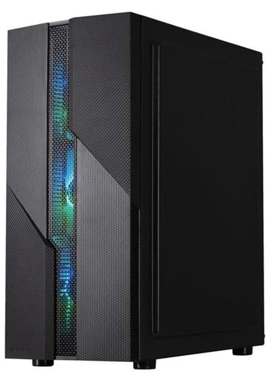 BitFenix C20 Siyah 600W 80+ Bilgisayar Kasası (BFC-C20W60KKGKK-4F) - 4x120mm FRGB Fan, ATX, Temperli Cam, Mesh Panel