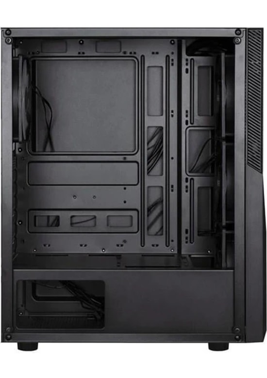 BitFenix C20 Siyah 600W 80+ Bilgisayar Kasası (BFC-C20W60KKGKK-4F) - 4x120mm FRGB Fan, ATX, Temperli Cam, Mesh Panel
