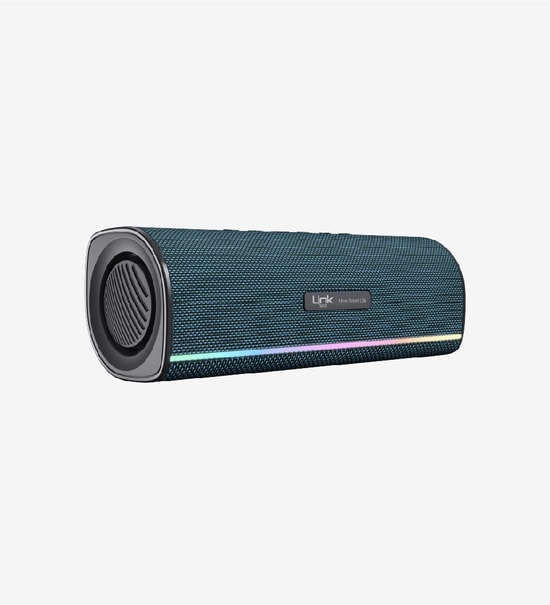 LinkTech LPS-R127 Kırmızı Premium IPX5 RGB Bluetooth 5.3 Hoparlör - 20W Ses, Suya Dayanıklı, 1800mAh Batarya, Type-C