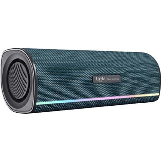 LinkTech LPS-R127 Kırmızı Premium IPX5 RGB Bluetooth 5.3 Hoparlör - 20W Ses, Suya Dayanıklı, 1800mAh Batarya, Type-C