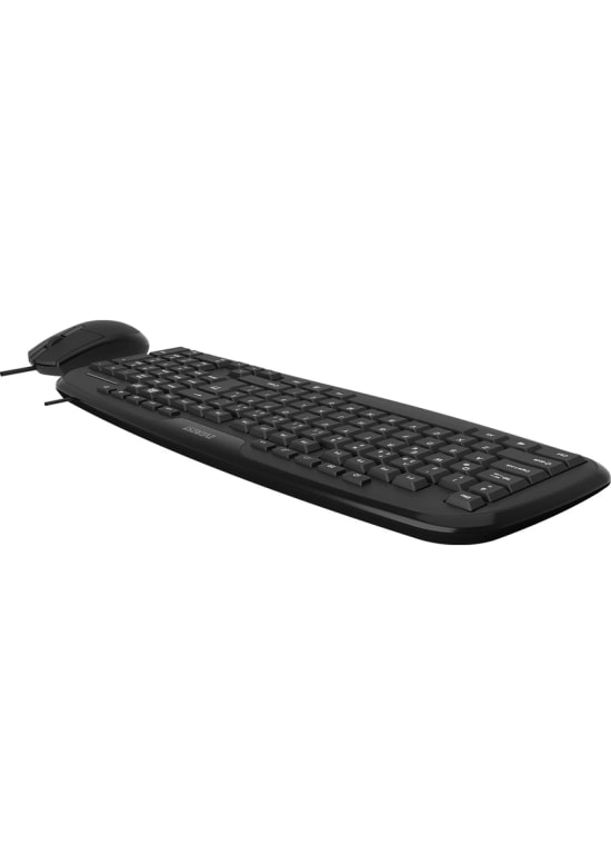 Everest UN-795 USB Kablolu Siyah Klavye Mouse Set - Ergonomik Tasarım, Q TR Klavye, 800 DPI Optik Mouse, Multimedya