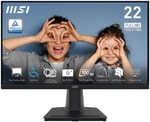 MSI PRO MP225V 21.5" Full HD 100Hz 1ms MPRT Adaptive-Sync VA Monitör - 1920x1080, 300nit, 10bit Renk, HDMI, VGA