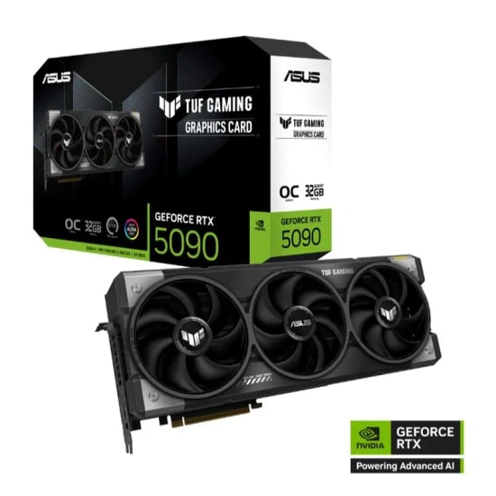 Asus TUF Gaming RTX 5090 OC 32GB GDDR7 Ekran Kartı (TUF-RTX5090-O32G-GAMING) - 512Bit, 2xHDMI, 3xDP, RGB, DLSS 4, G-Sync