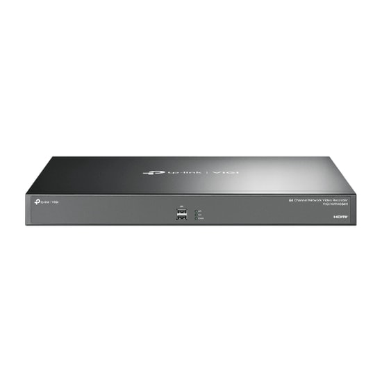 TP-Link VIGI NVR4064H 64 Kanal 4K NVR Kayıt Cihazı - 320Mbps, H.265+, 4x16TB SATA, 2xHDMI, Uzaktan Erişim, OnVif
