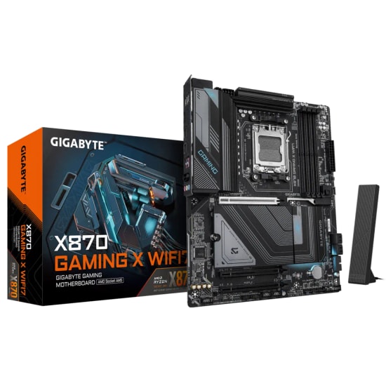 Gigabyte X870 Gaming X WIFI7 Anakart - AMD AM5, DDR5 8200MHz (OC), 3xM.2, USB 40 Gbps, RGB LED, WiFi 7, 2.5GbE LAN - ATX