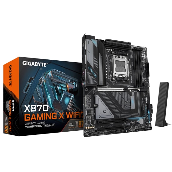 Gigabyte X870 Gaming X WIFI7 Anakart - AMD AM5, DDR5 8200MHz (OC), 3xM.2, USB 40 Gbps, RGB LED, WiFi 7, 2.5GbE LAN - ATX