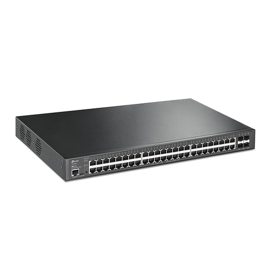 Tp-Link TL-SG3452XP JetStream 48 Port PoE+ Gigabit 4x10GE SFP+ L2+ Yönetilebilir Switch - 500W Rackmount Kasa