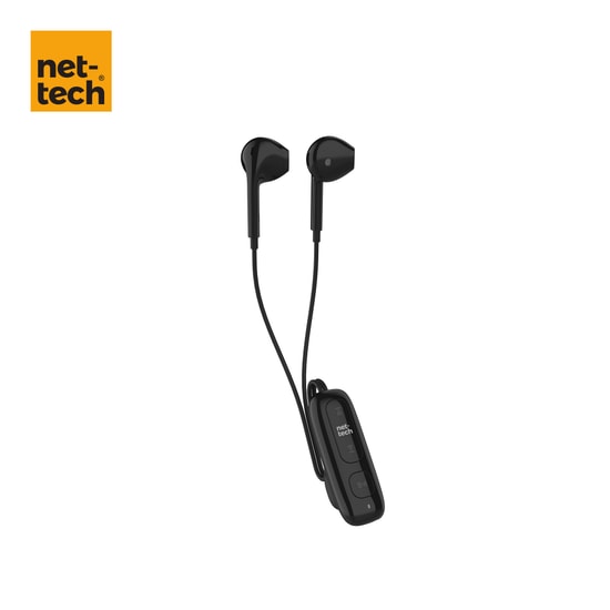 Nettech NT-BTH23 Boyun Asmalı Mıknatıslı Bluetooth Kulaklık (Siyah)