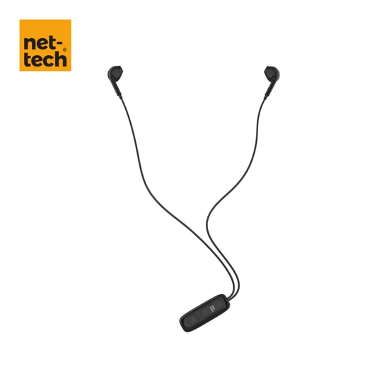 Nettech NT-BTH23 Boyun Asmalı Mıknatıslı Bluetooth Kulaklık (Siyah)