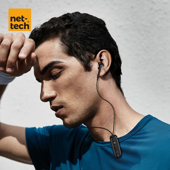Nettech NT-BTH23 Boyun Asmalı Mıknatıslı Bluetooth Kulaklık (Siyah)