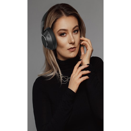 Nettech NT-BTH19 Siyah Kulak Üstü Bluetooth Kulaklık - ANC, Jack + Type C, İthalatçı Garantili