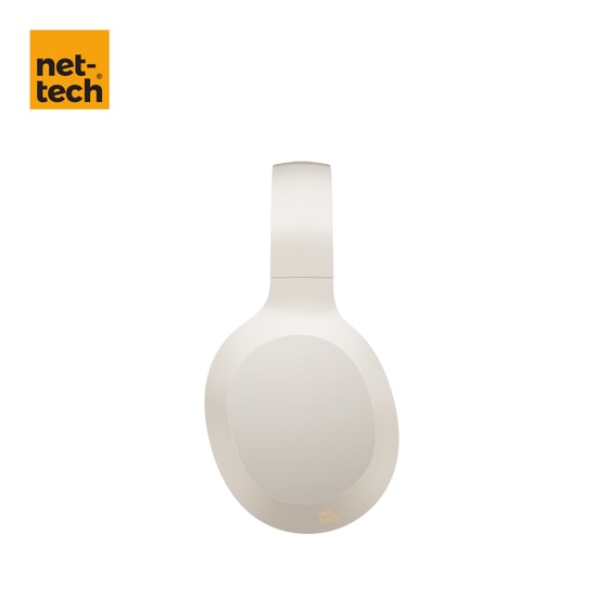 Nettech NT-BTH22 Beyaz Kablosuz Kulak Üstü Kulaklık - Dahili Mikrofon, Gürültü Önleme Özellikli
